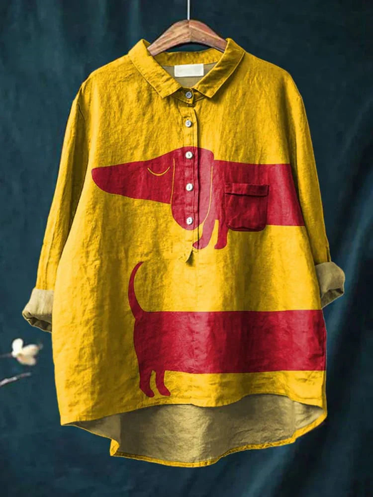 犬アートシャツ