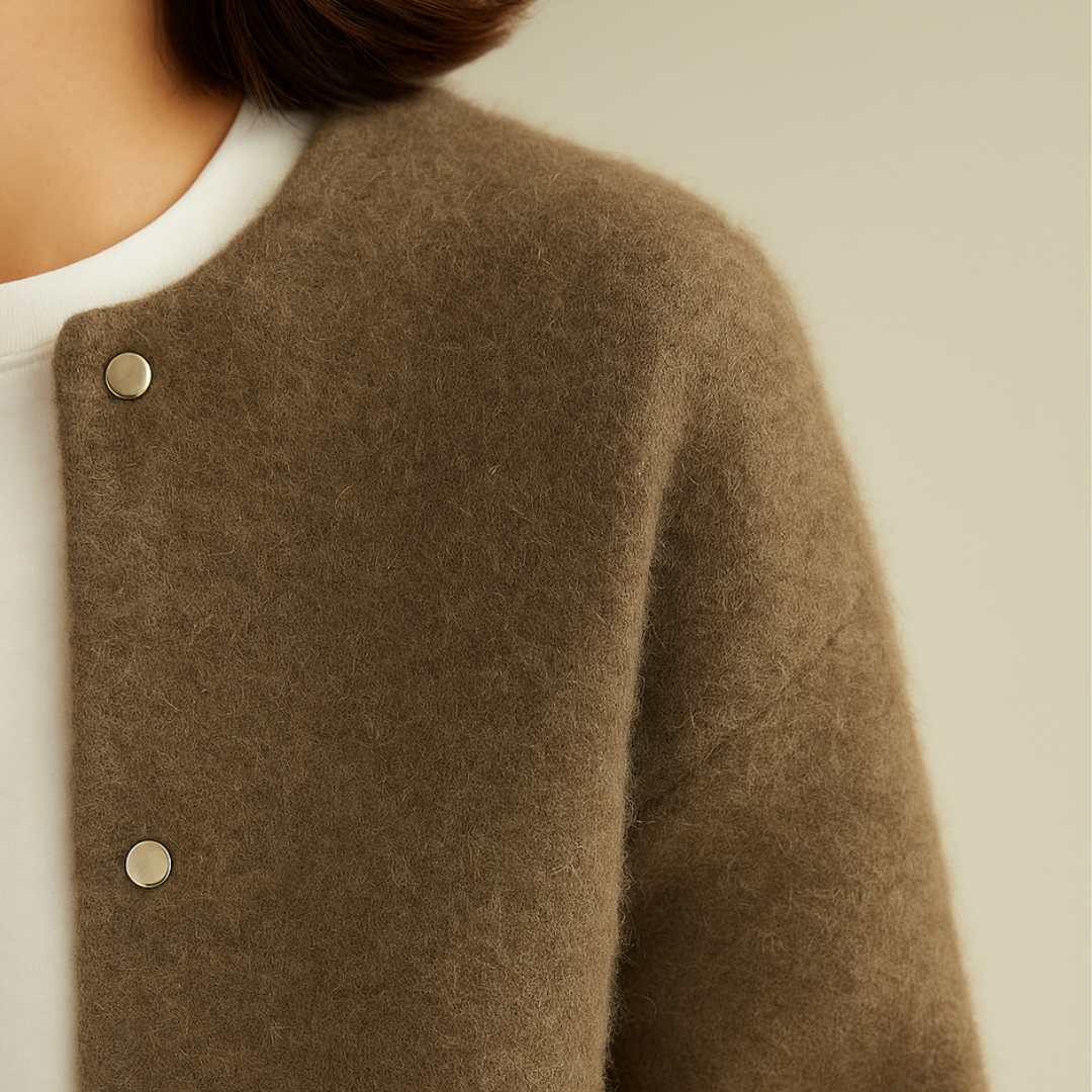 エレガントなカーディガン。