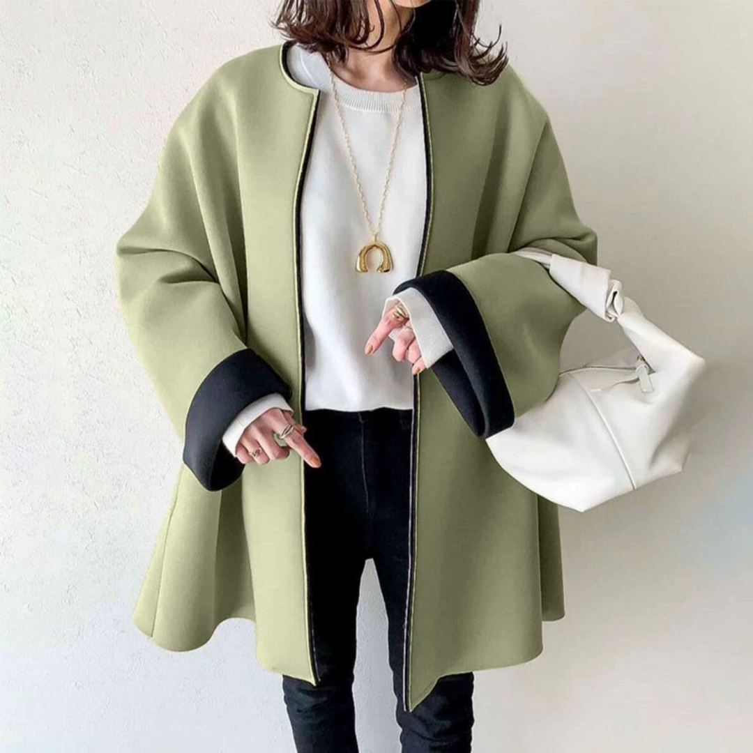 厚手のオーバーサイズ・ロングコート