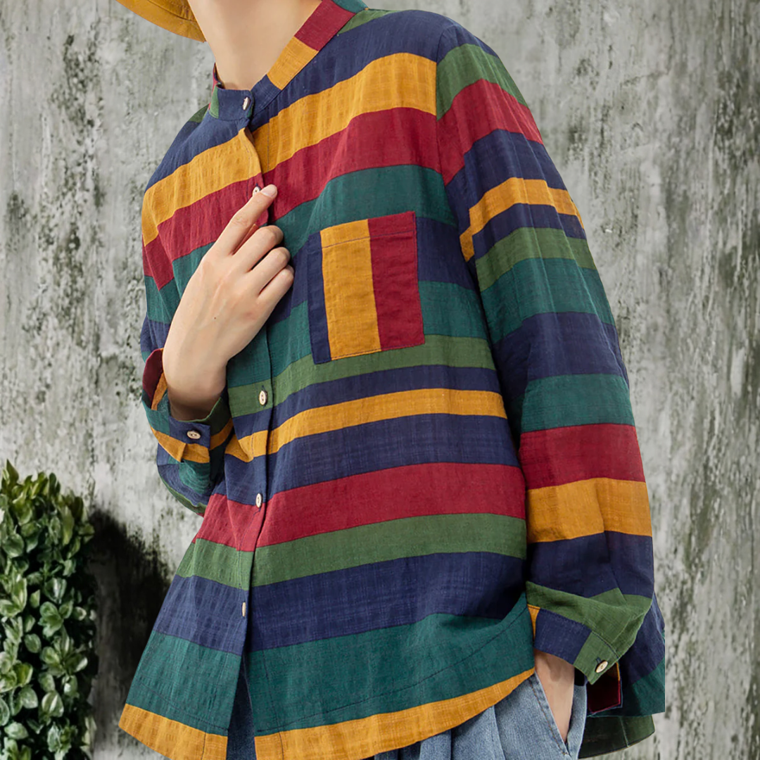 ヴィンテージ・ストライプ・ロングスリーブ・シャツ