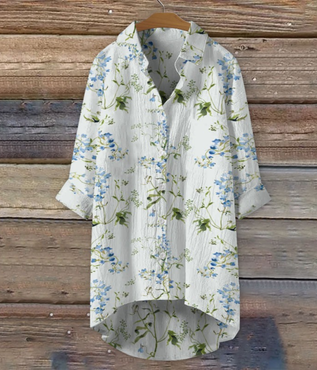 ホワイトカジュアルフローラルドレス