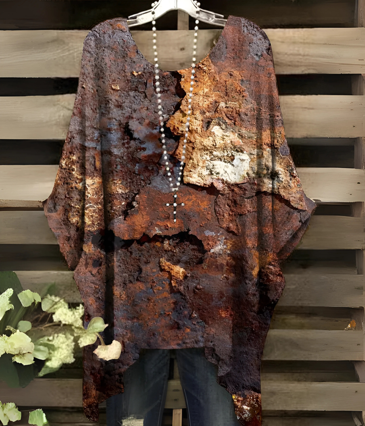 ラスティック・ボーホー・プリント・トップス