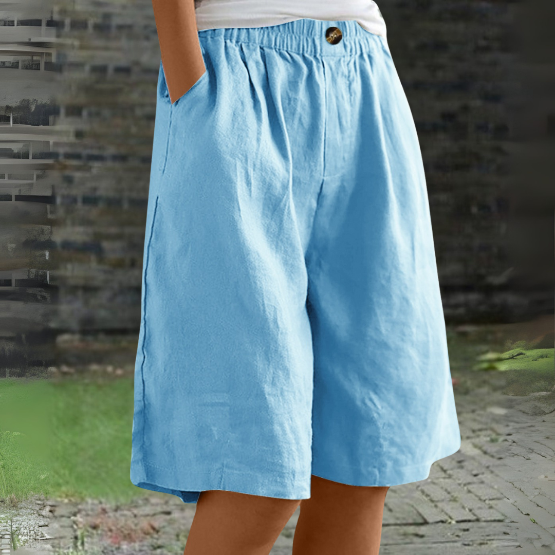 水色ルーズパンツ