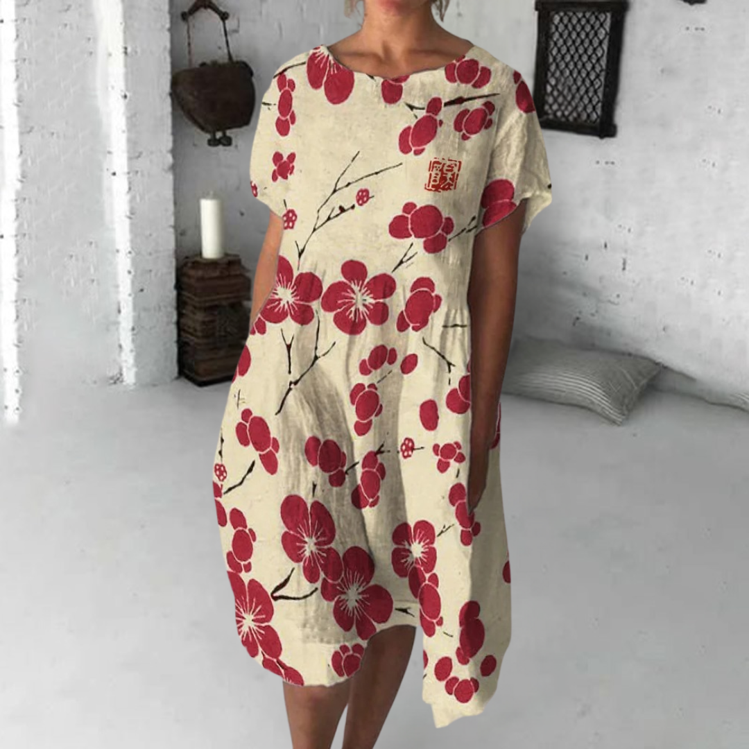 桜の夏ドレス
