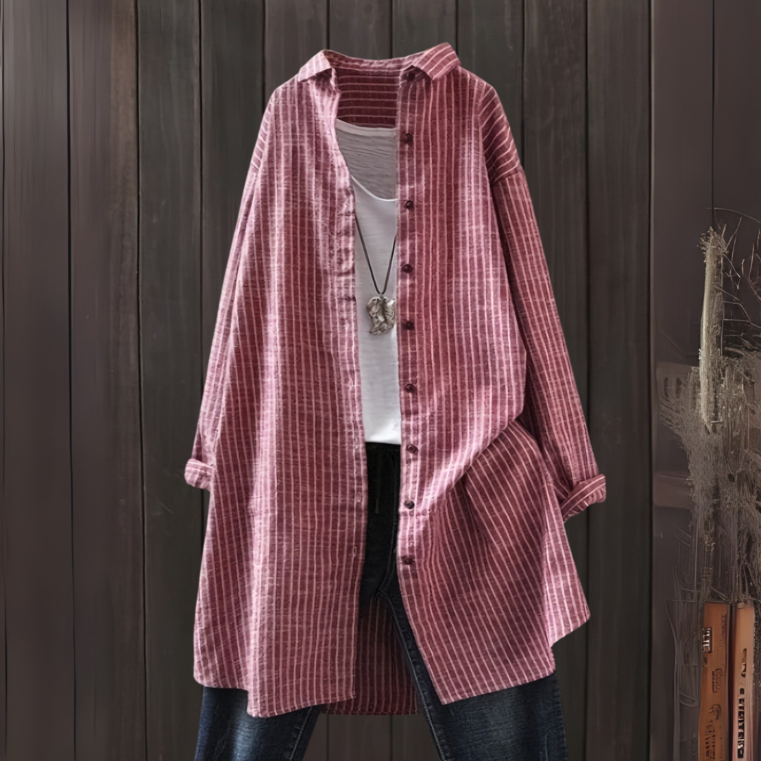 長袖サマーロングシャツ