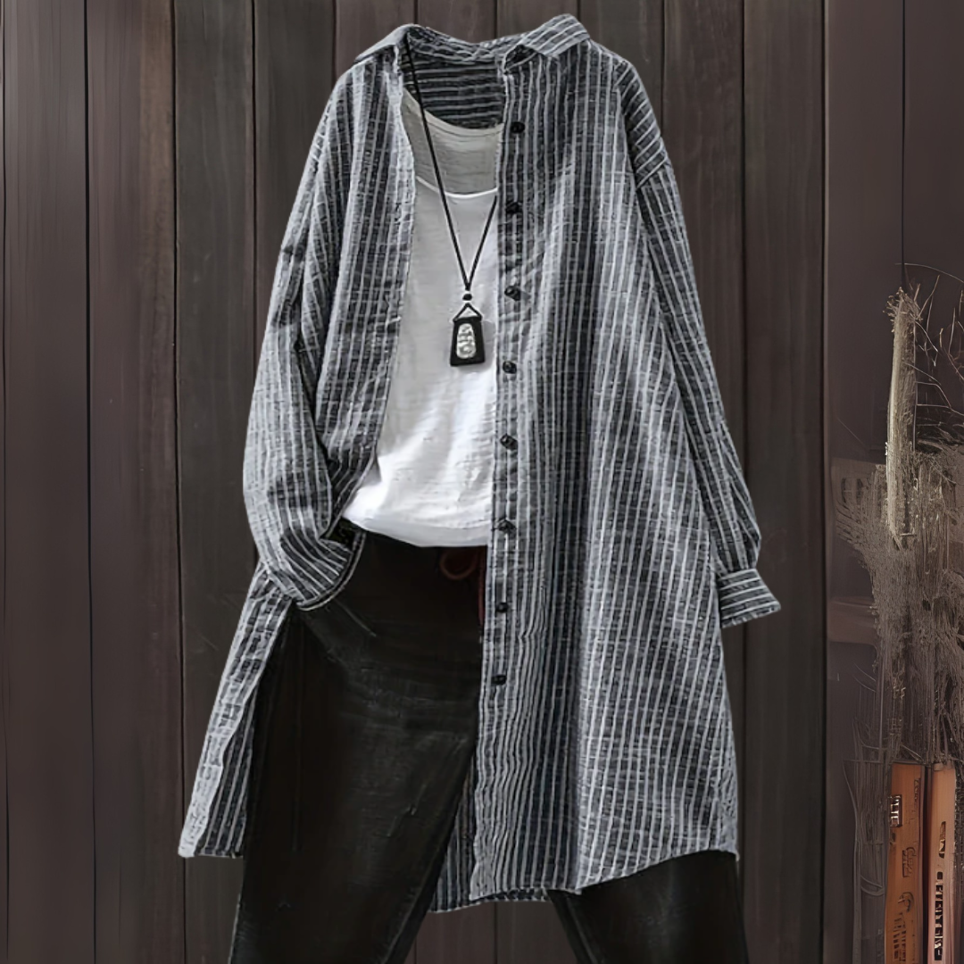 長袖サマーロングシャツ