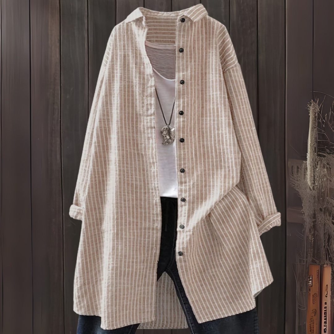 長袖サマーロングシャツ