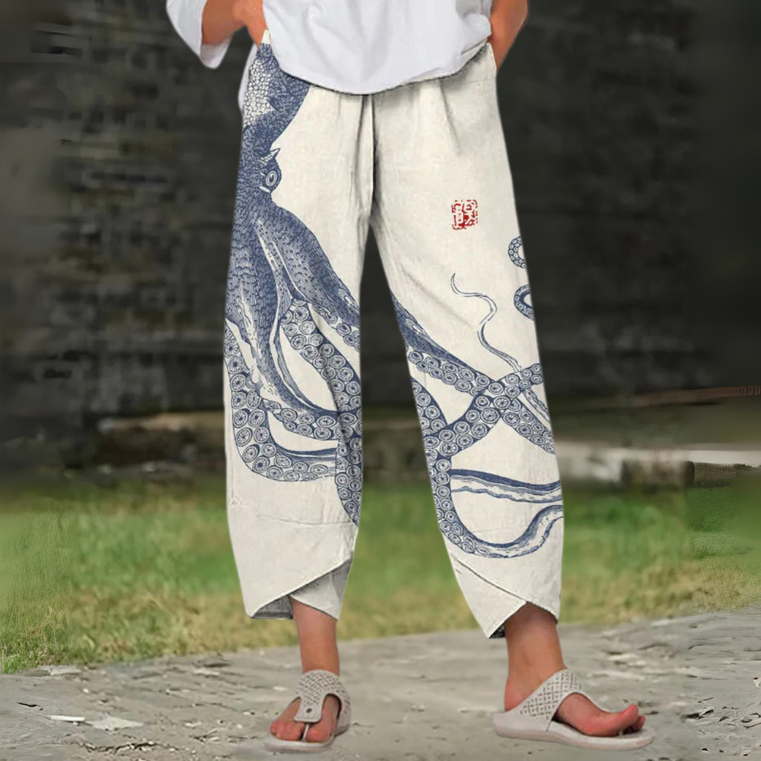 タコ柄サマーパンツ