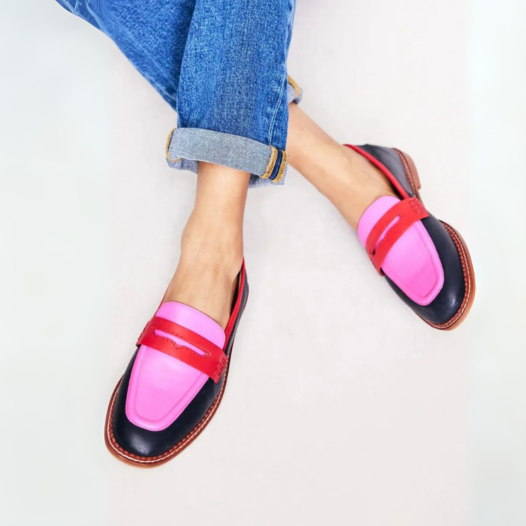 エレガントなハンドメイドモカシン