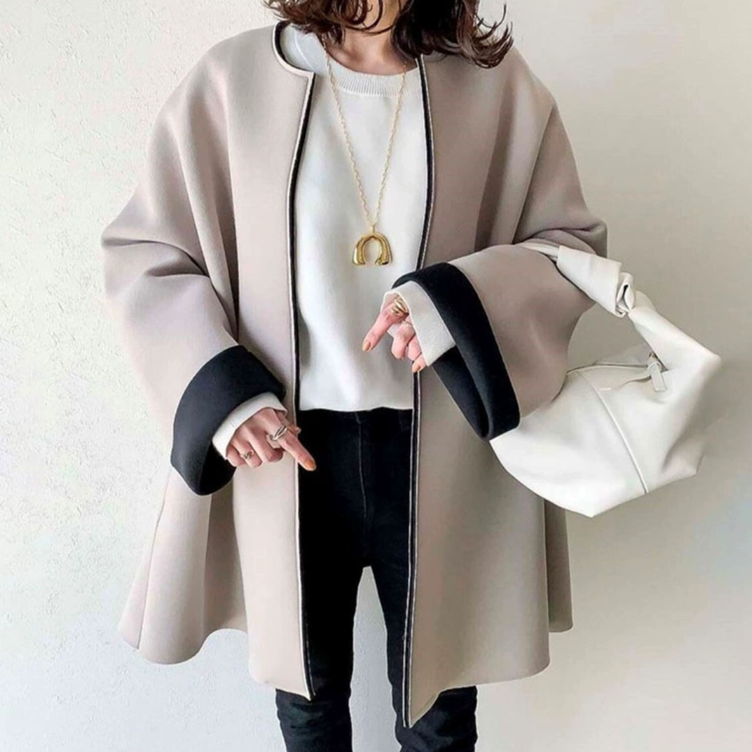 厚手のオーバーサイズ・ロングコート