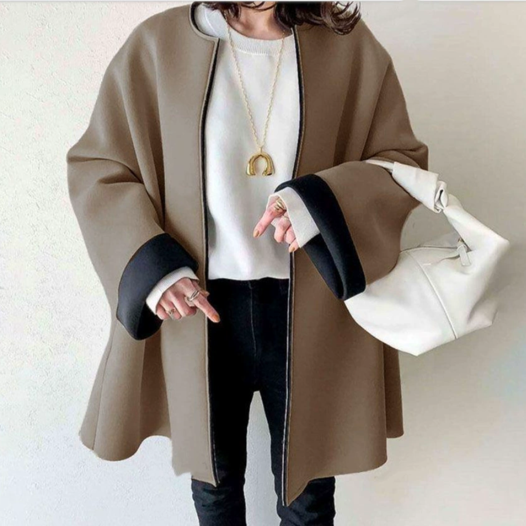 厚手のオーバーサイズ・ロングコート