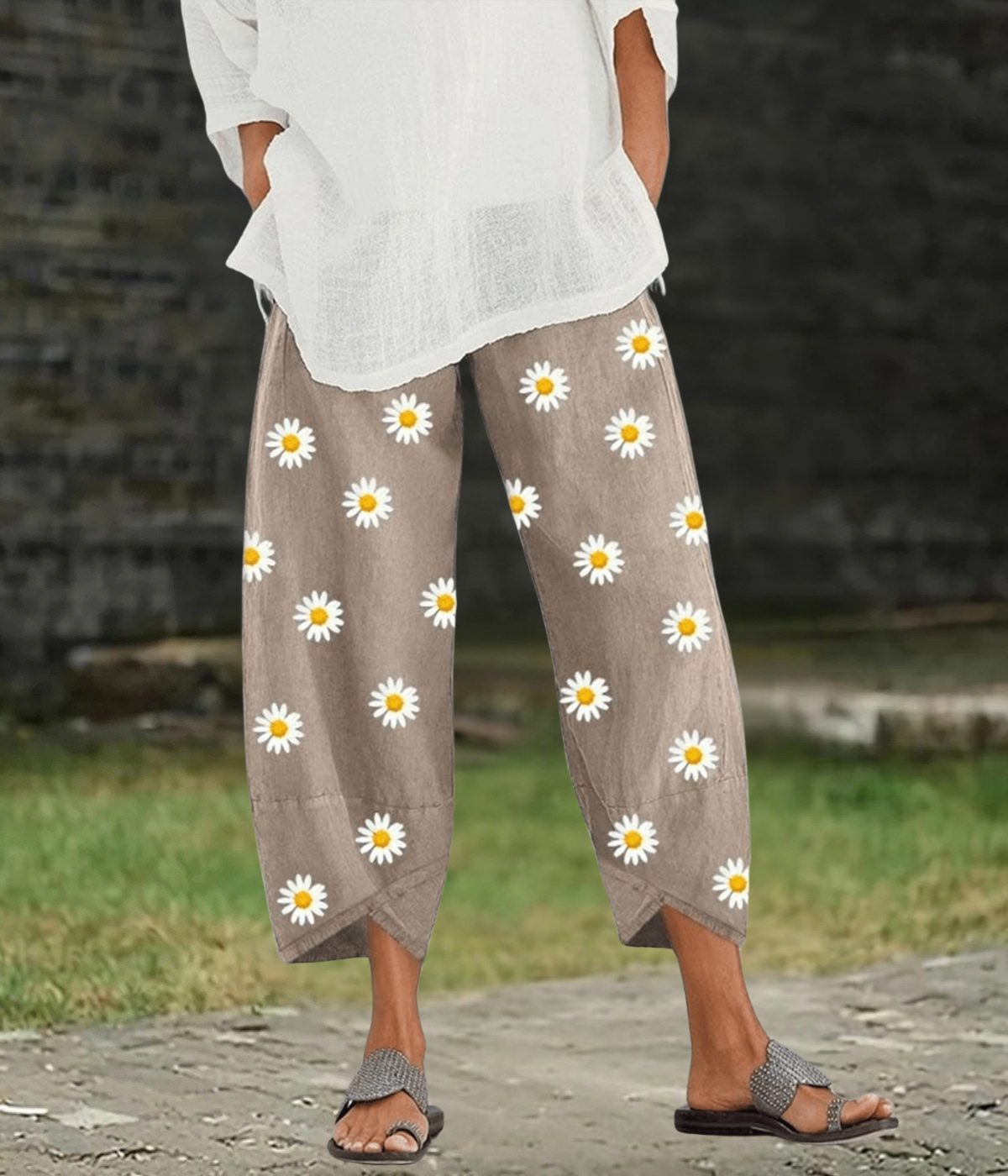 ポルカドットボホブリーズパンツ