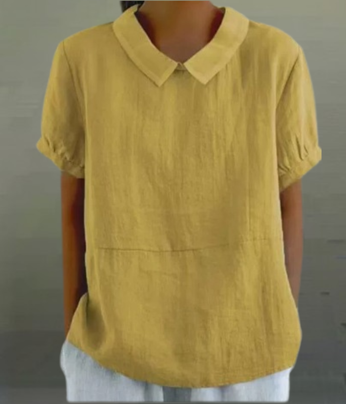 半袖プリントトップス