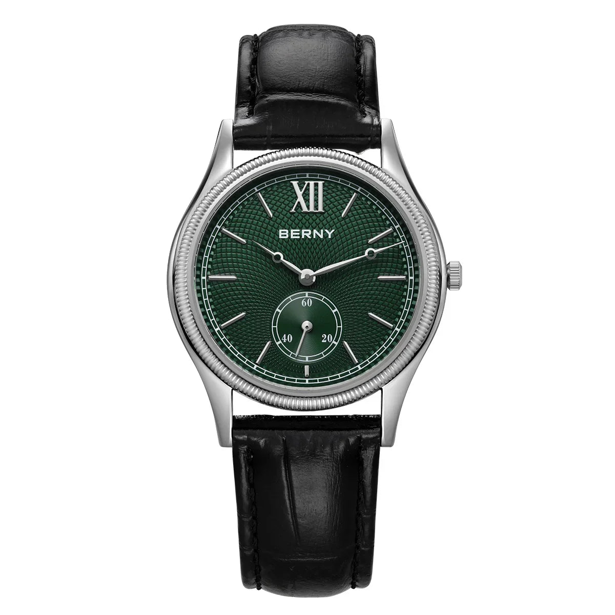 バーニー クラシック レザー ストラップ ウォッチ, 38mm