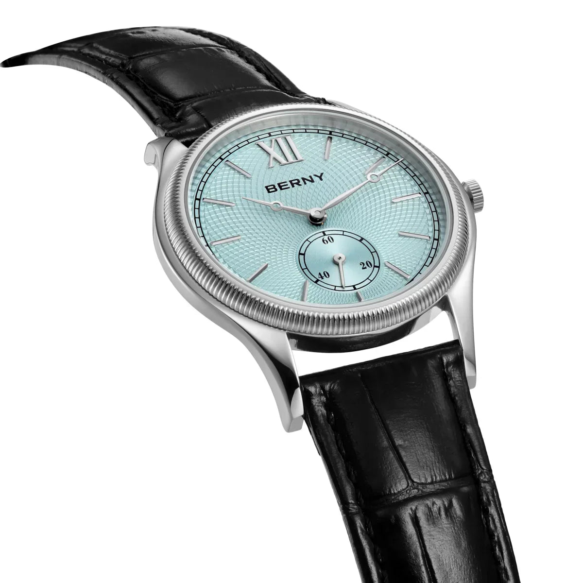 バーニー クラシック レザー ストラップ ウォッチ, 38mm