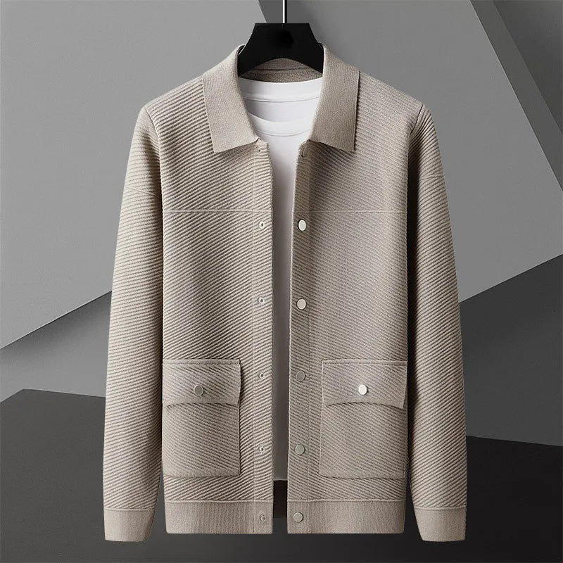 ジョルジオ・ベッロ リブ編みカーディガン