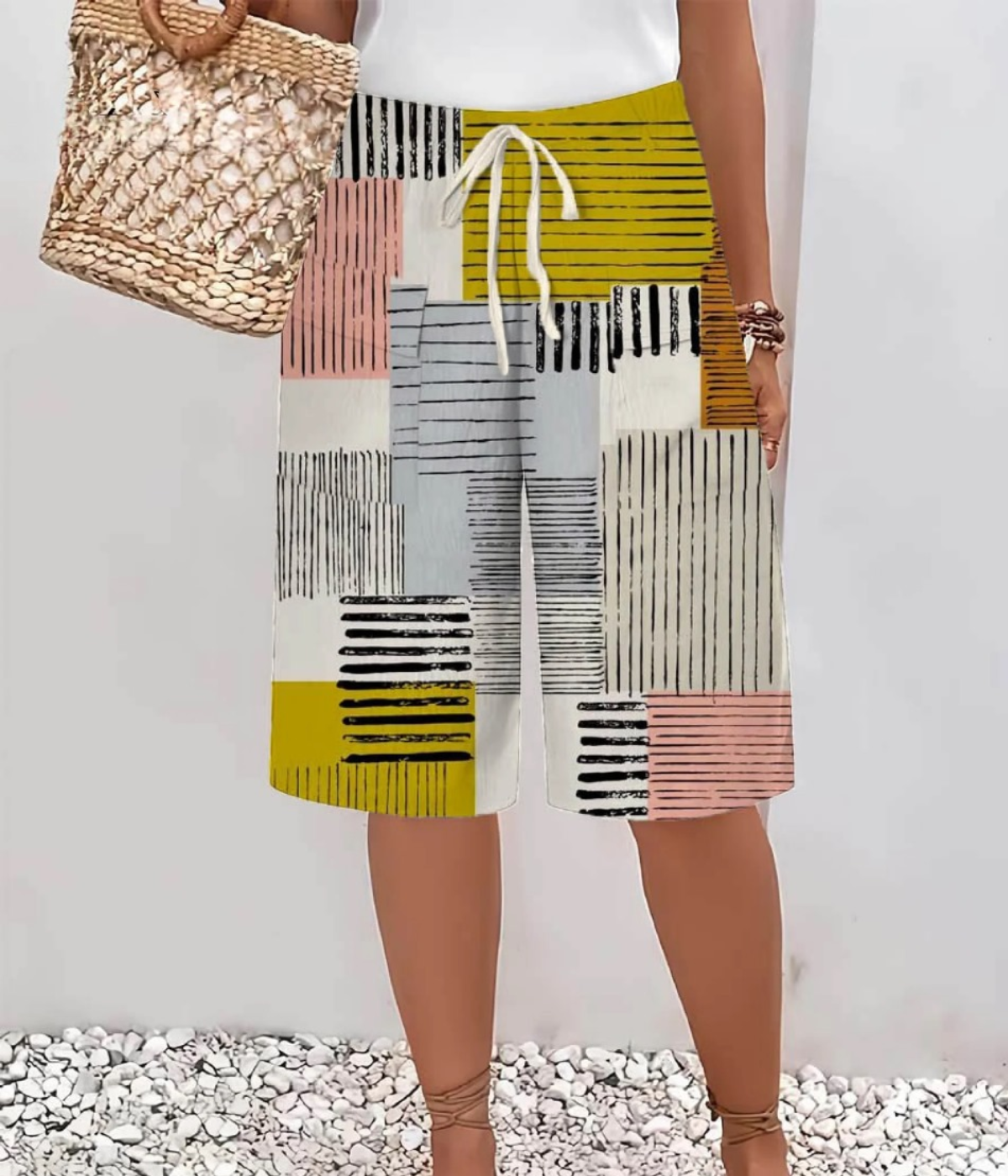 リニアデザインサマーパンツ