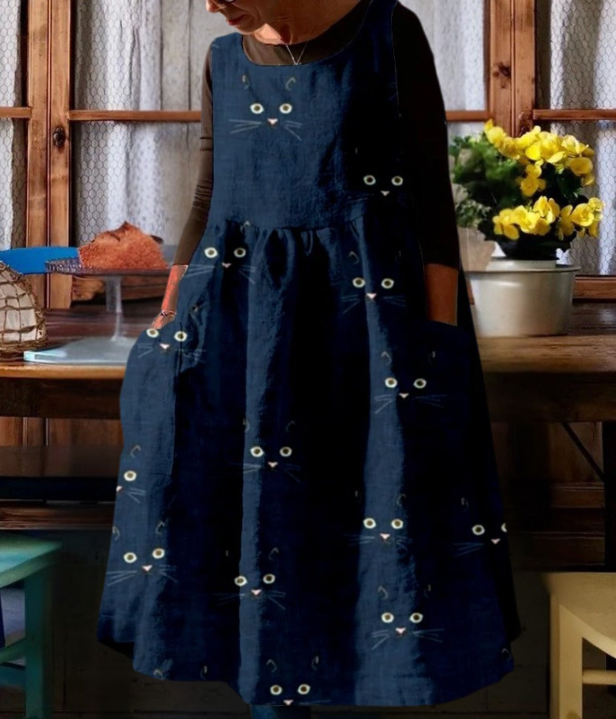 フラワー サマー ミディ スカート