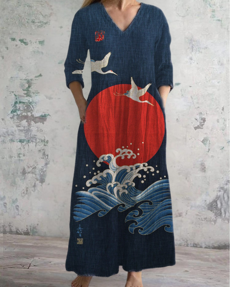 ジャパニーズホライズンロングスカート