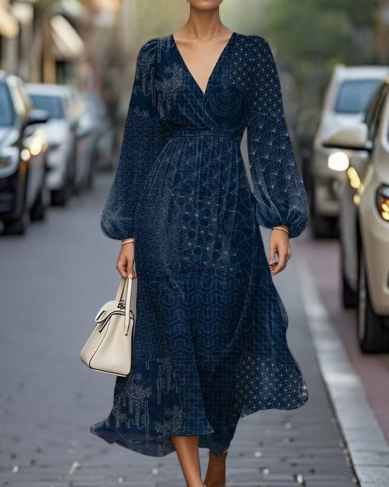 マキシドレス ユニバース・ブルー