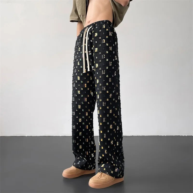 モザイクパッチワークパンツ