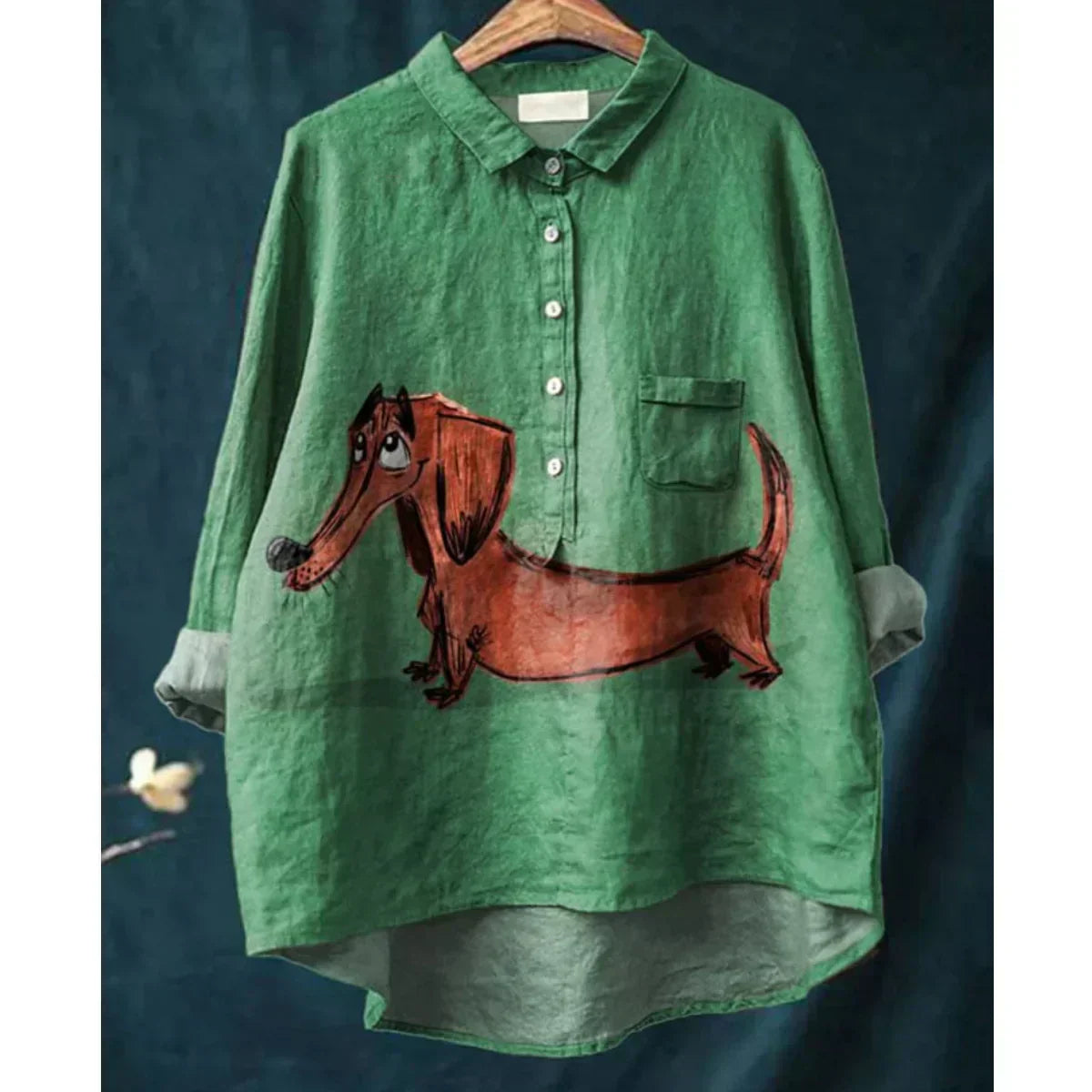 犬アートシャツ