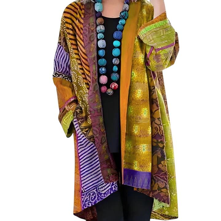 カラフルな夏用着物