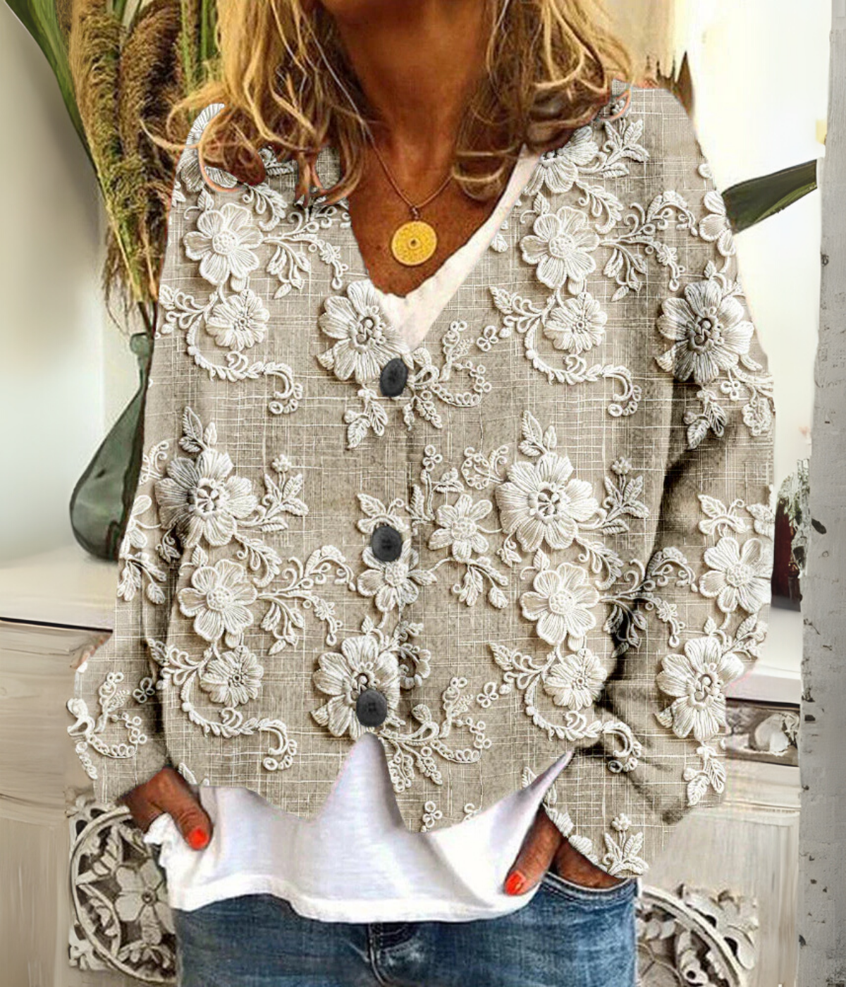 タイムレス・フローラル・ブレザー