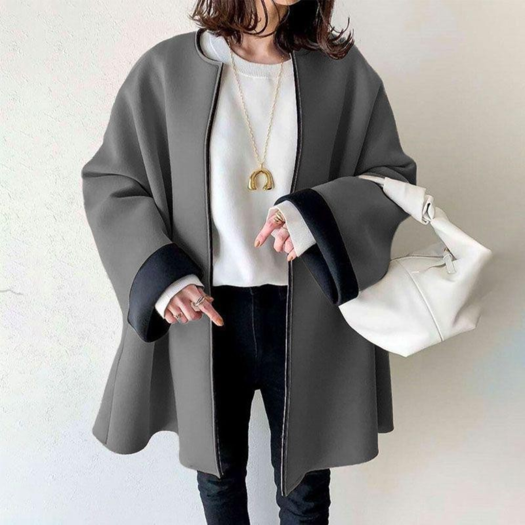 厚手のオーバーサイズ・ロングコート