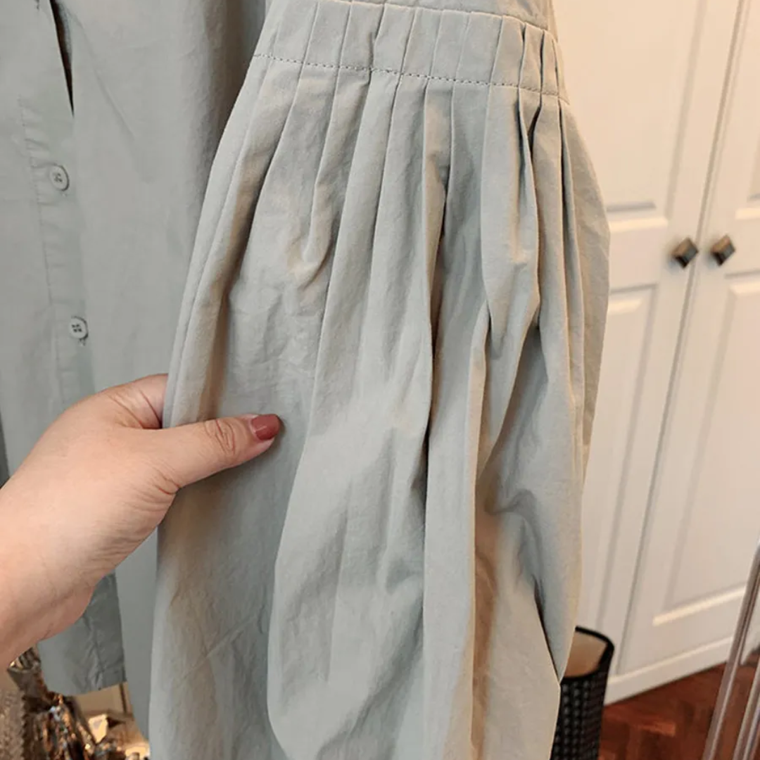 レトロフレンチ・パフスリーブ・ルーズブラウス