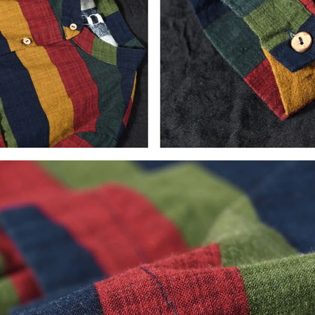 ヴィンテージ・ストライプ・ロングスリーブ・シャツ