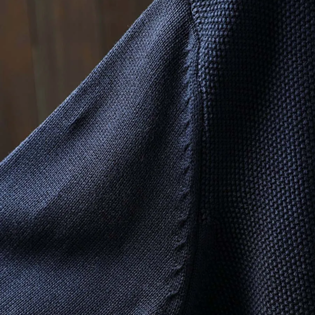 レースポケット付きルーズニットカーディガン