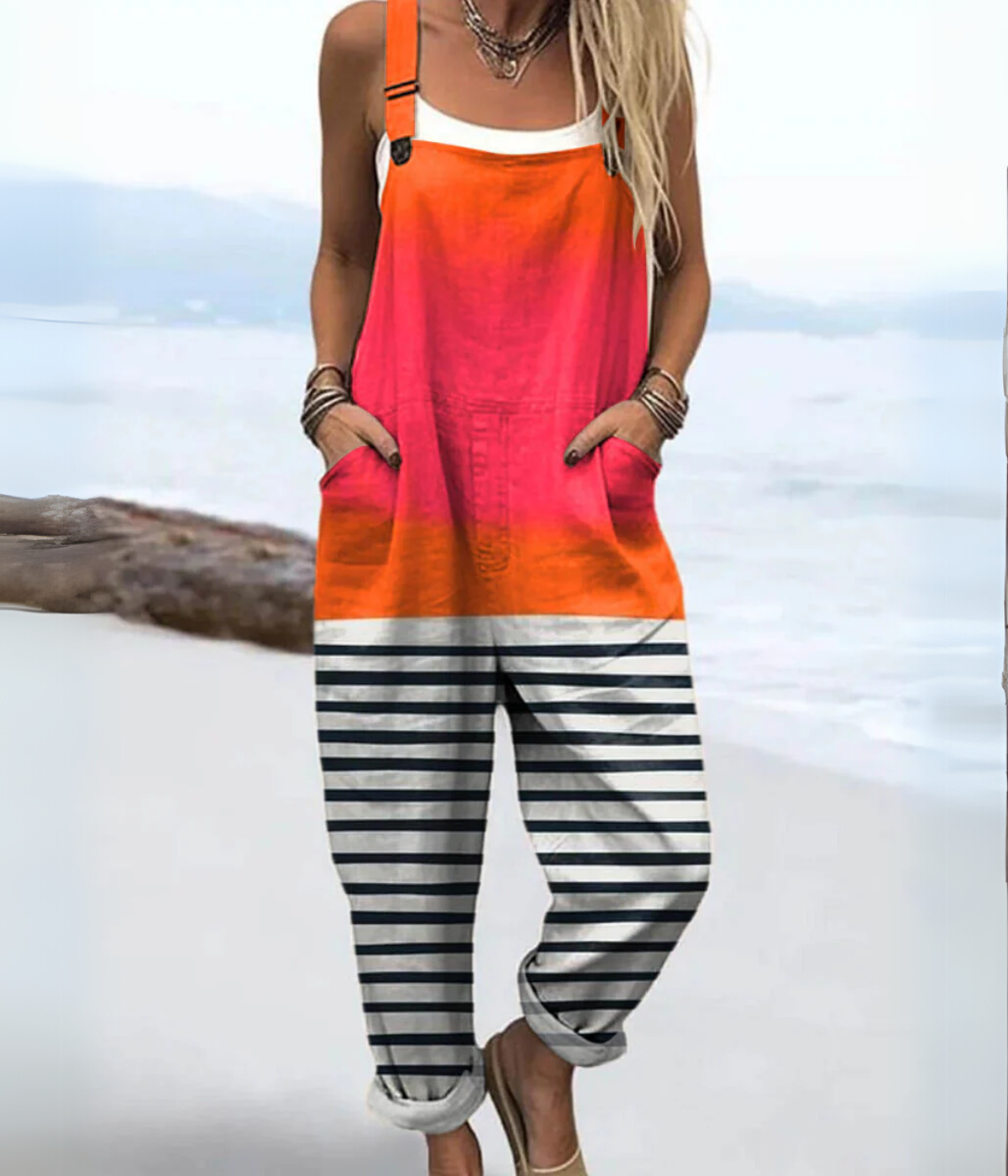 サンセットタイド・サマージャンプスーツ