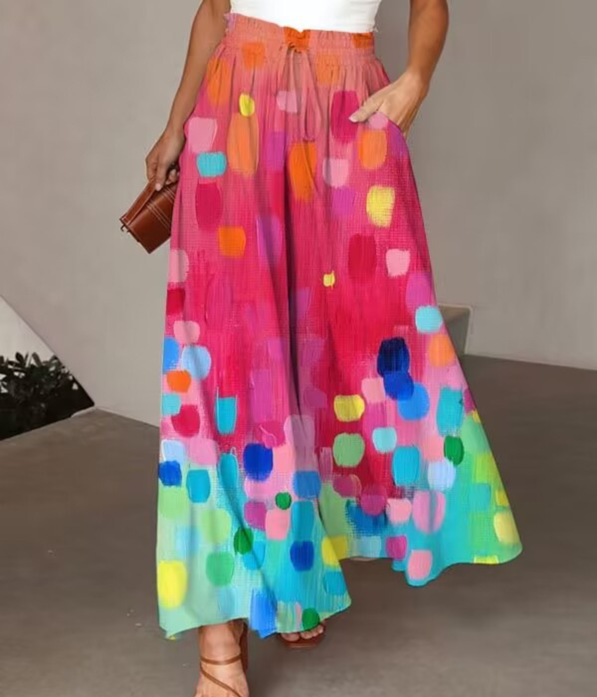 ポルカ・ドット・ワイドパンツ