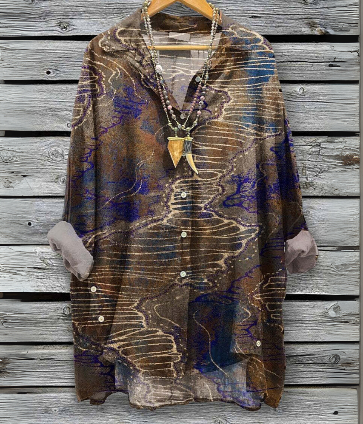 ヴィンテージスタイル フローワープリントドレス