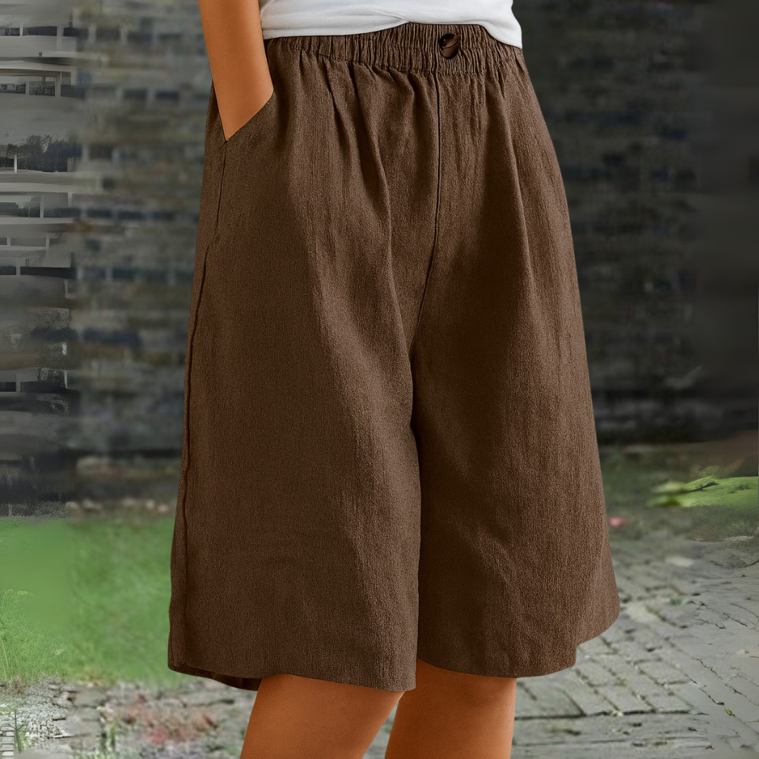 ブラウン ルーズパンツ