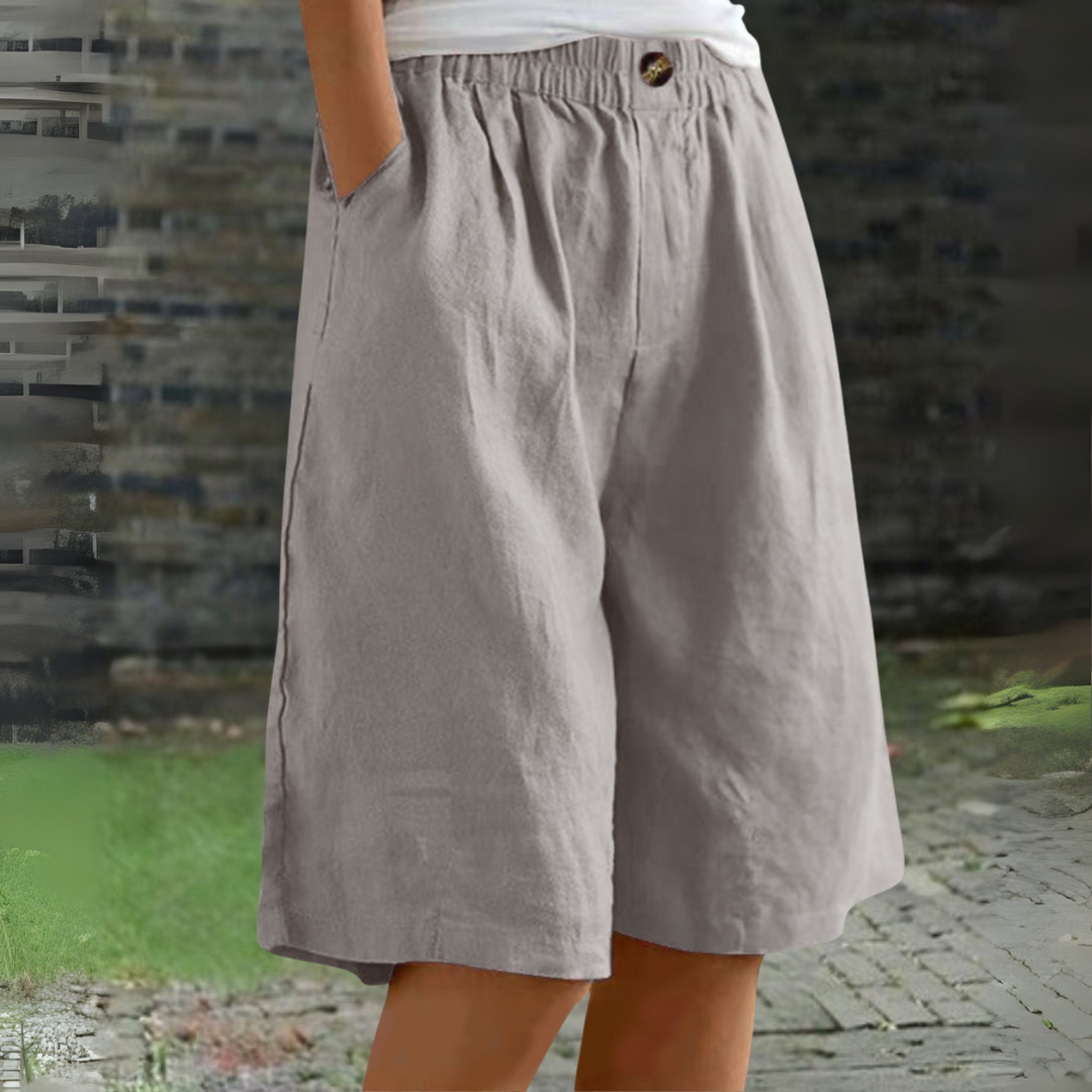 グレー ルーズパンツ