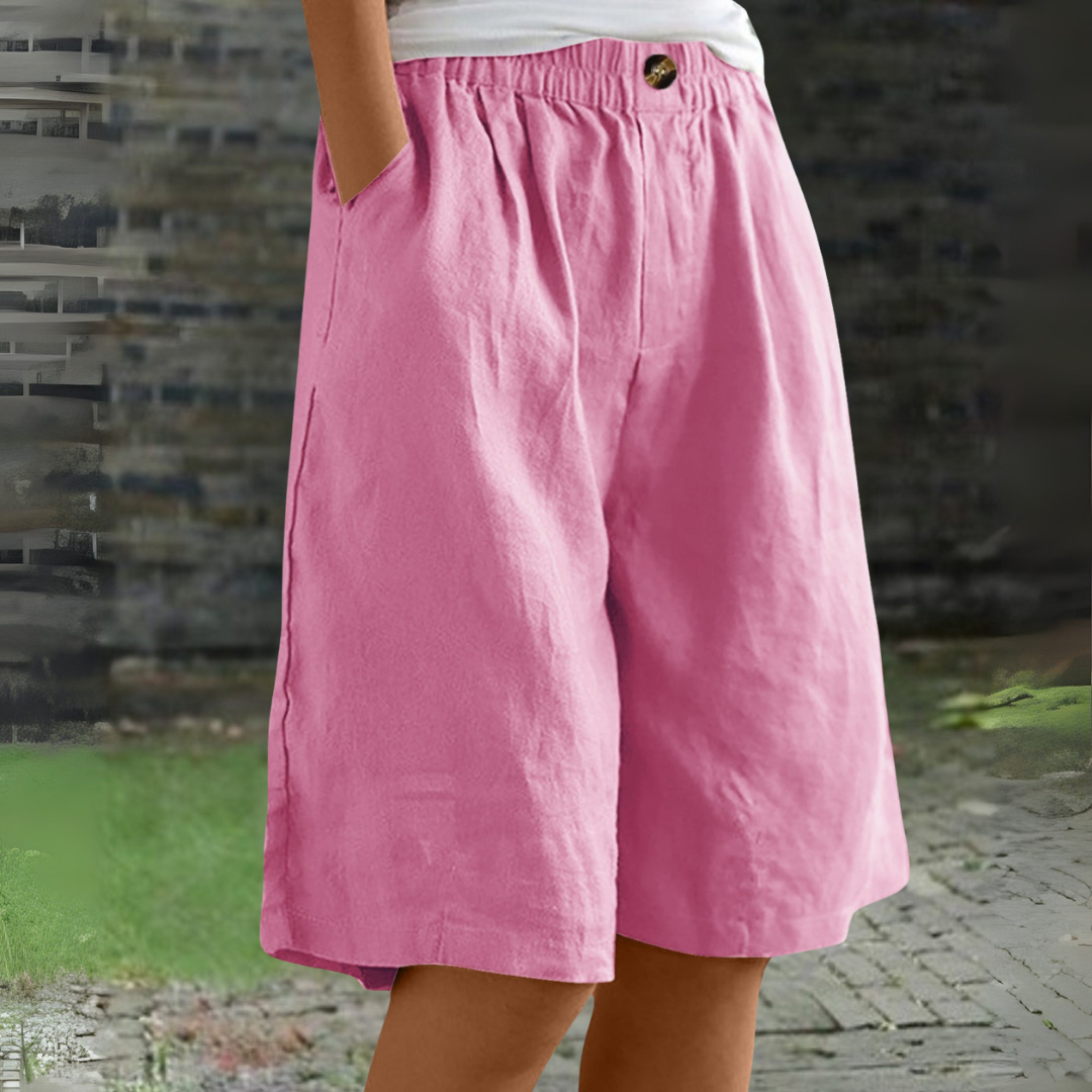 ピンク ルーズパンツ