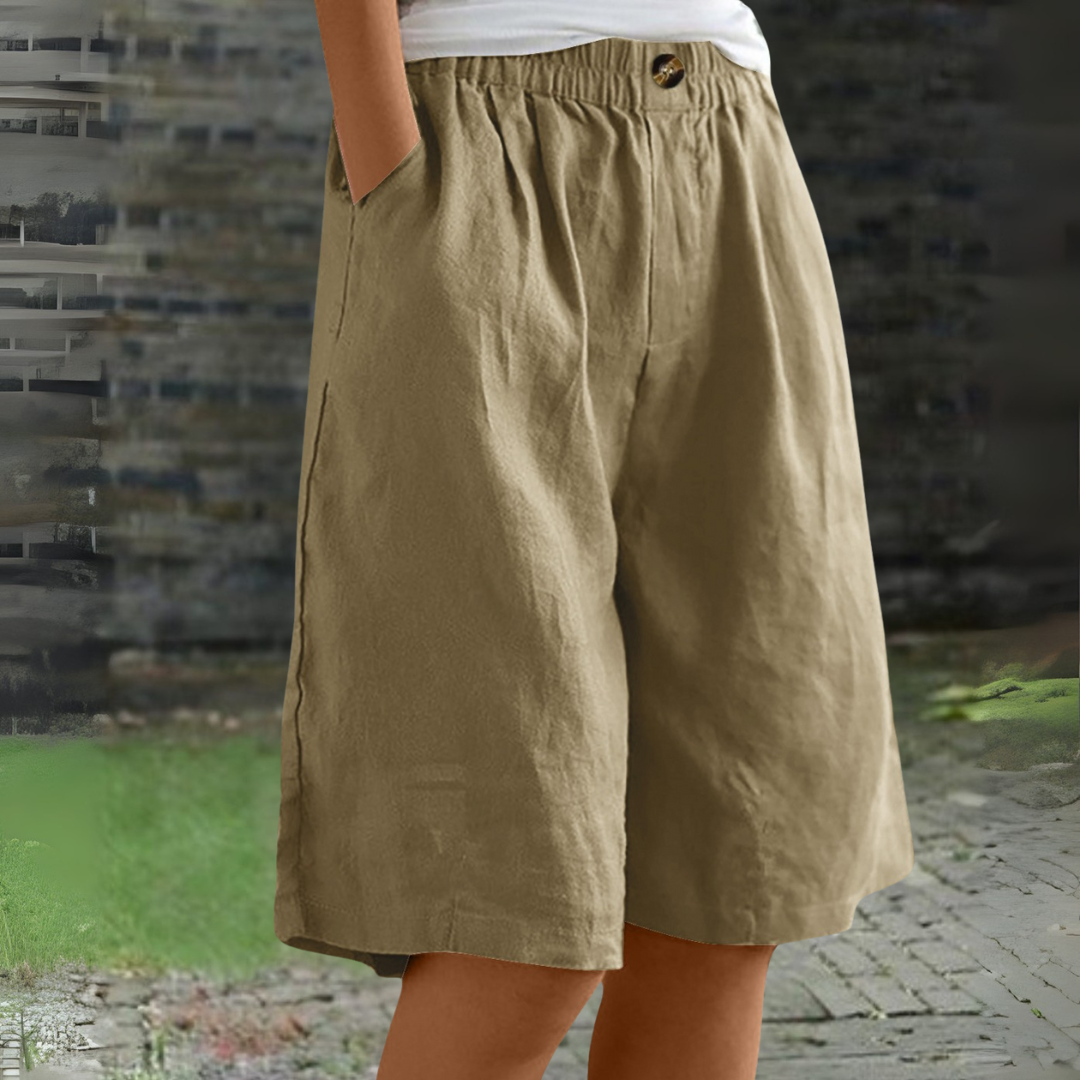 カーキ ルーズパンツ