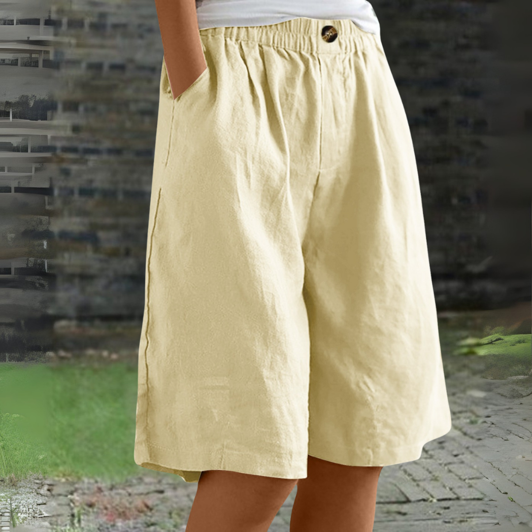 クリームホワイト ルーズパンツ