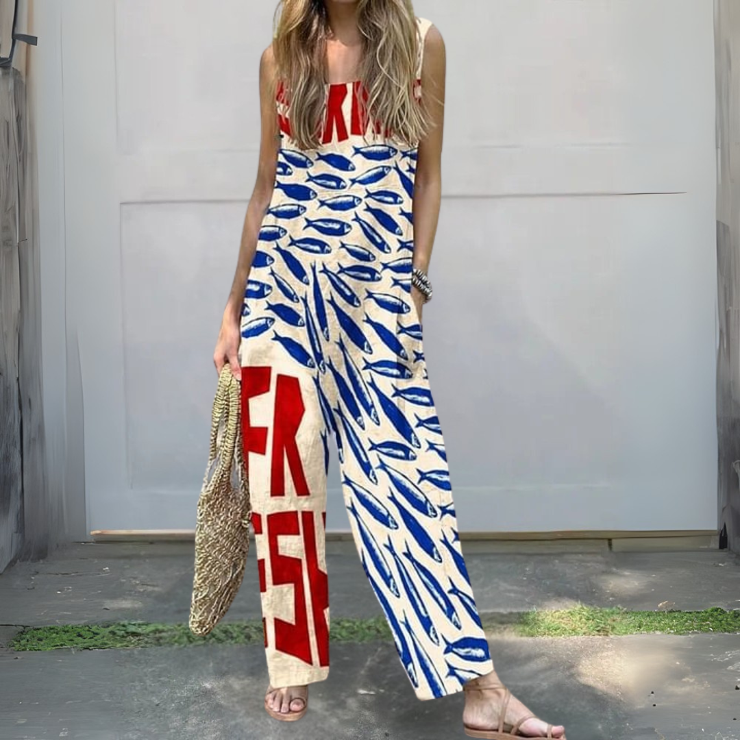 ノースリーブプリントセット