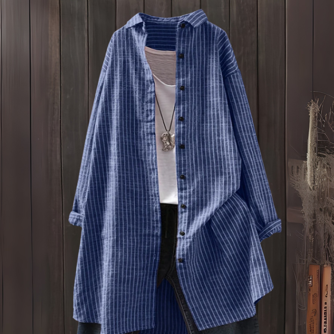 長袖サマーロングシャツ