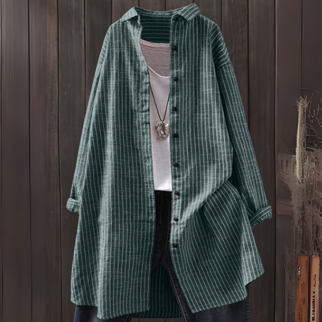 長袖サマーロングシャツ