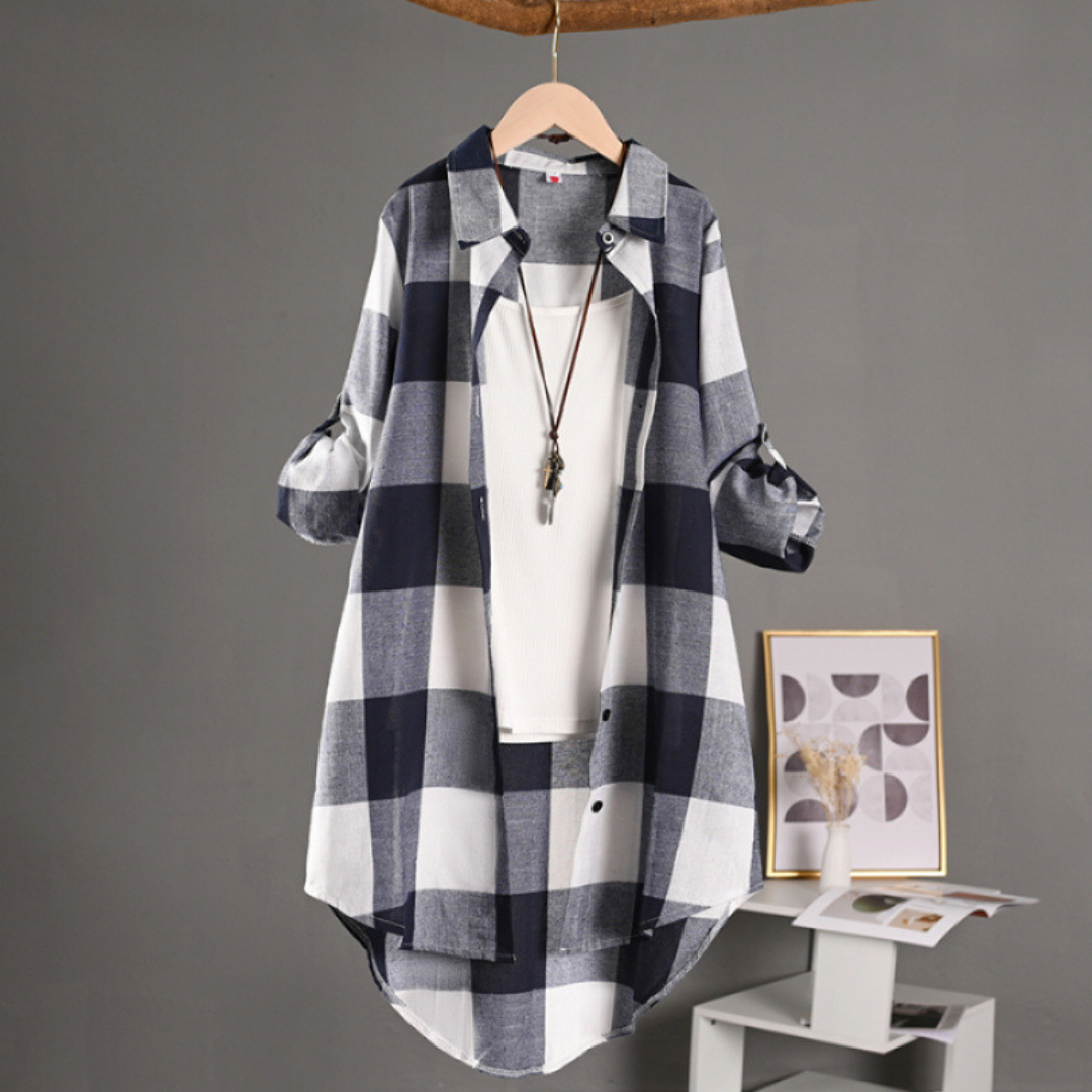 長袖裏起毛サマーシャツ