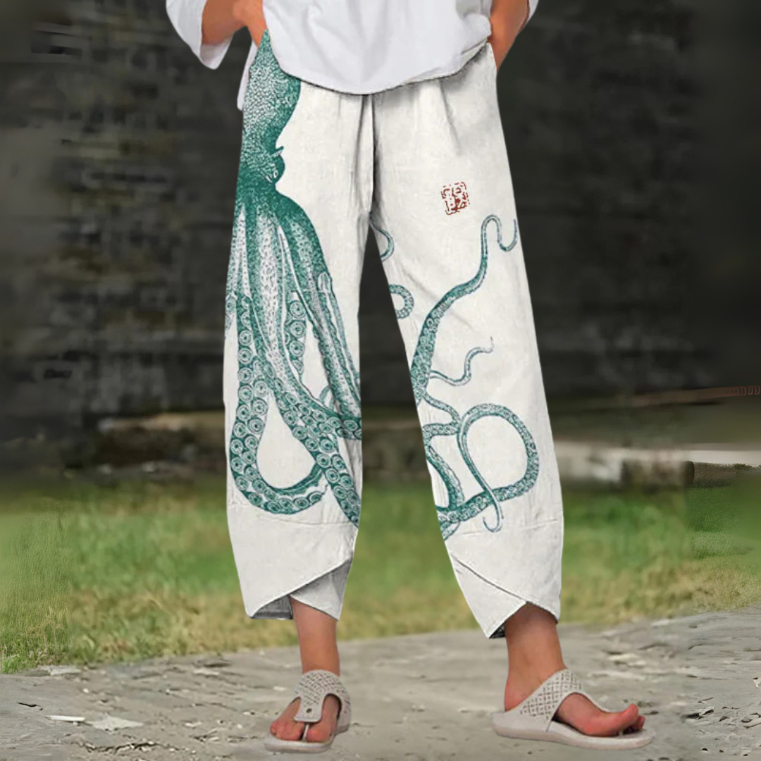 タコ柄サマーパンツ