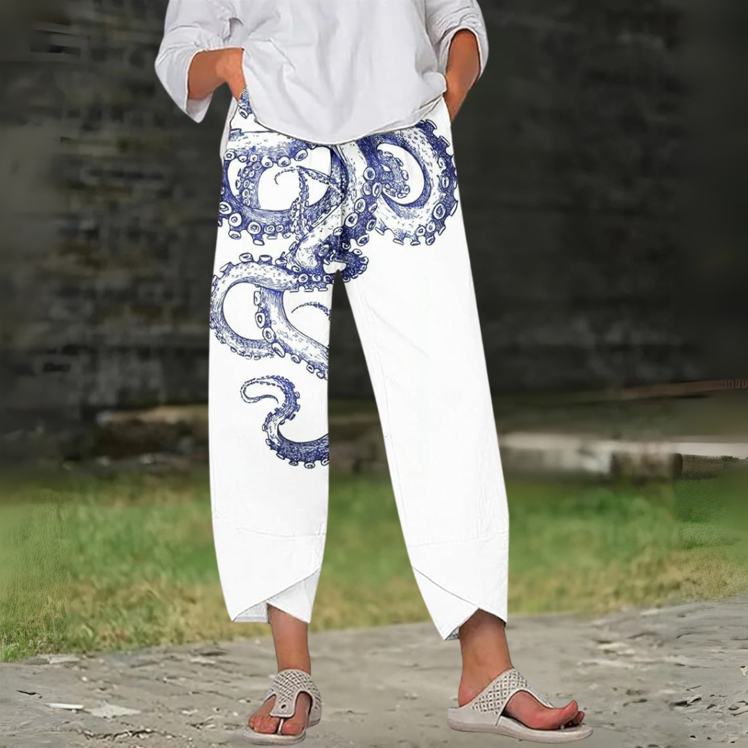 タコ柄サマーパンツ