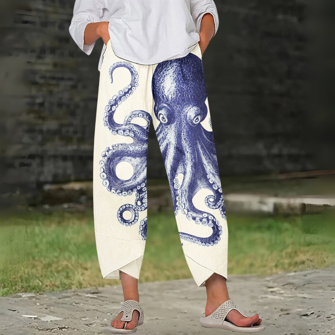 タコ柄サマーパンツ