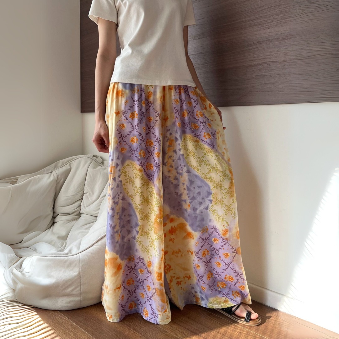 タイダイ・ワイドレッグ・パンツ