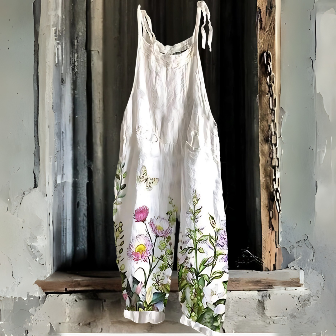 ガーデンレトロプリント・ジャンプスーツ