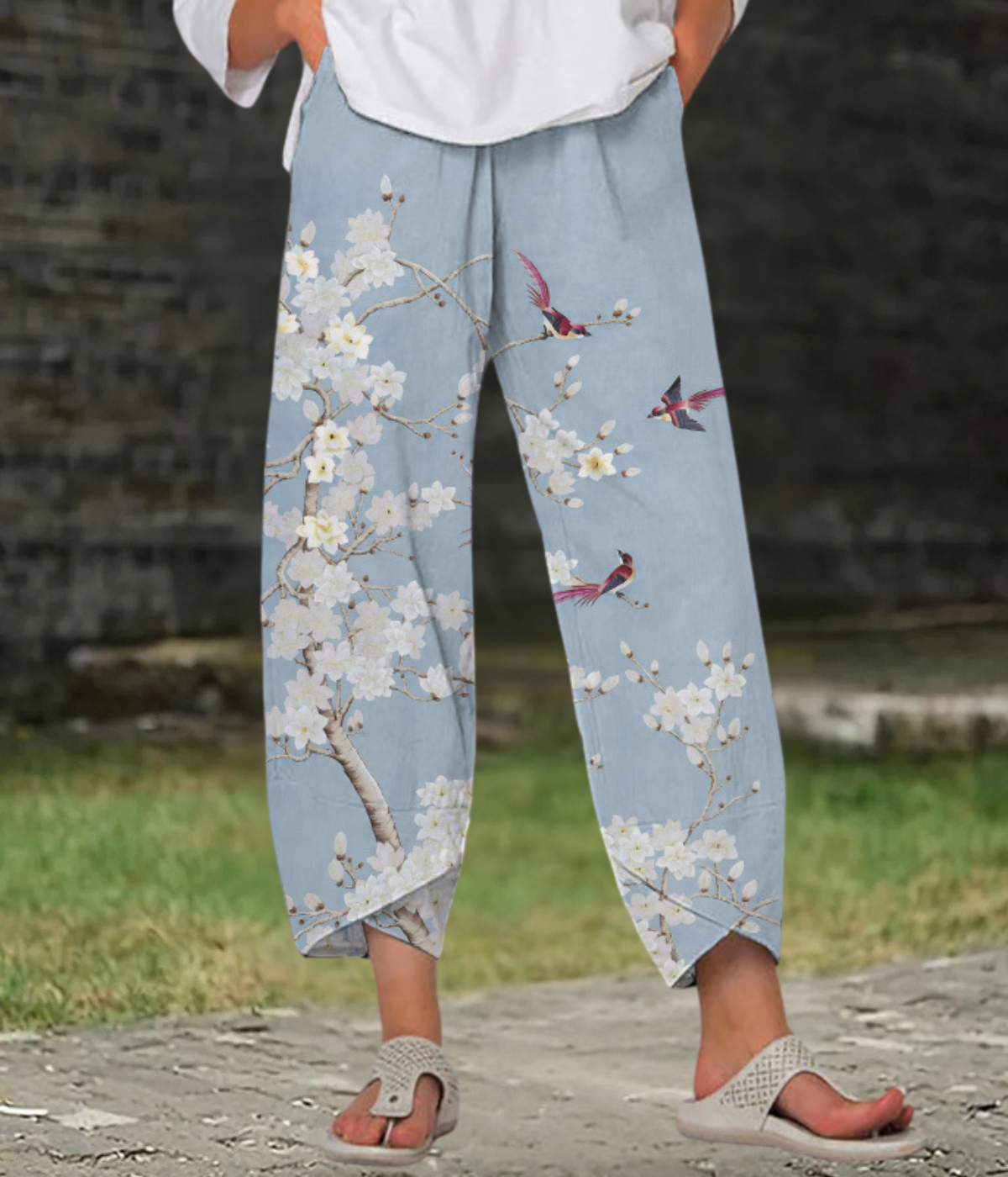 ライトブルー・ボホブリーズ・パンツ